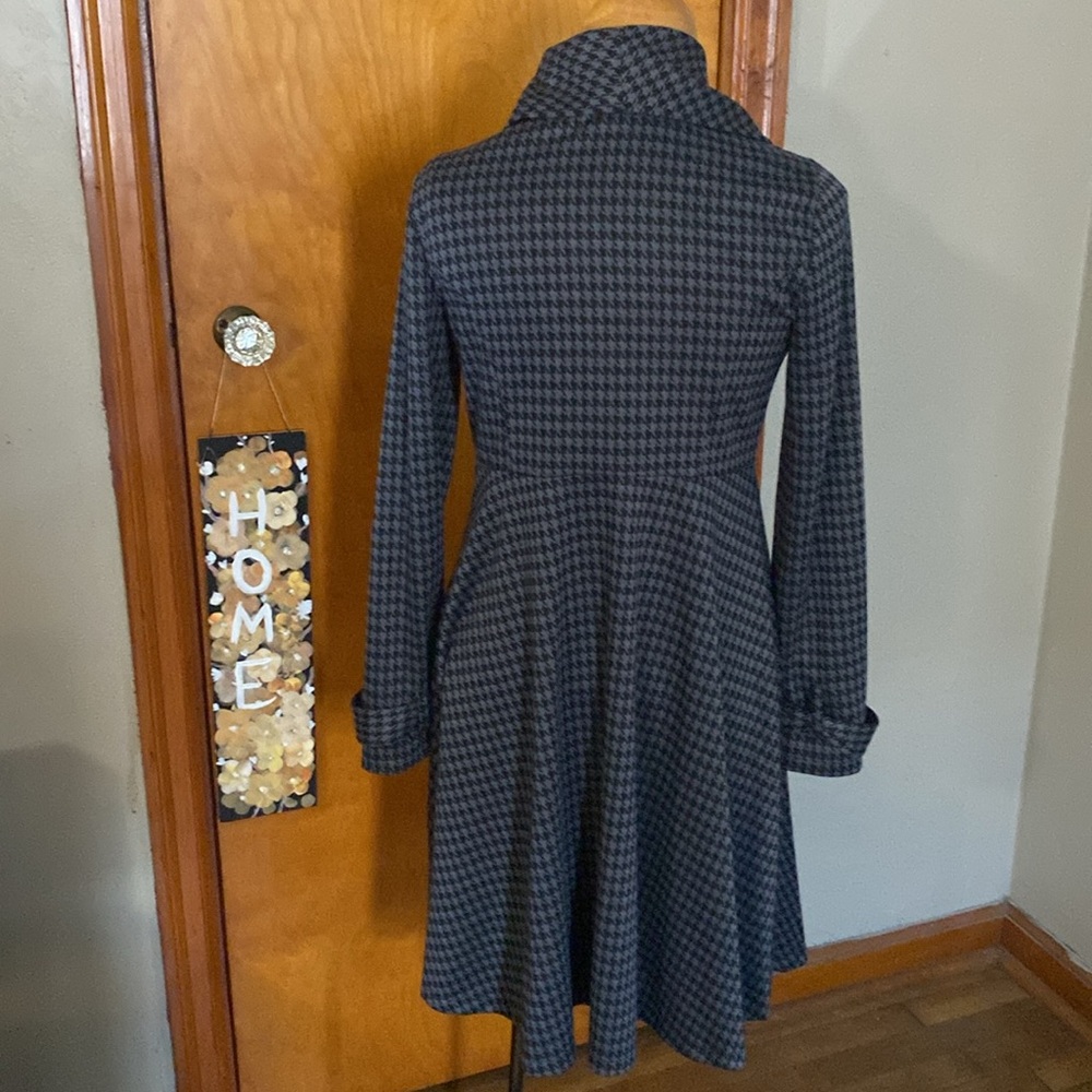 Fever Houndstooth Long Dressy Blazer - Picture 3 of 5